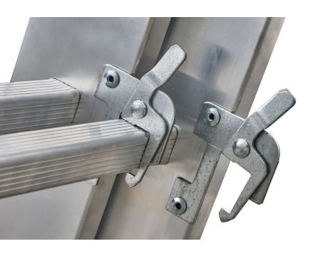 AWTOOLS DRABINA ALUMINIOWA 2x10 150KG WIELOFUNKCYJNA 2-CZĘŚCIOWA - 6