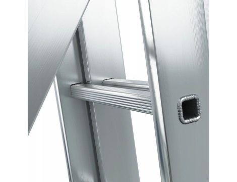 AWTOOLS DRABINA ALUMINIOWA 2x11 150KG WIELOFUNKCYJNA 2-CZĘŚCIOWA - 3