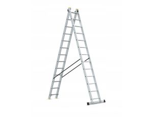 AWTOOLS DRABINA ALUMINIOWA  2x13 150KG WIELOFUNKCYJNA 2-CZĘŚCIOWA