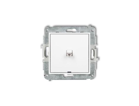 MINI Mechanizm łącznika krzyżowego w stylu amerykańskim (jeden klawisz, bez piktogramu) biały mat 25MWPUS-6.1