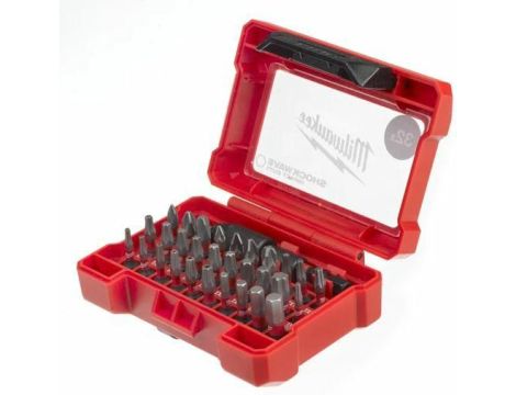 MILWAUKEE ZESTAW KOŃCÓWEK SHW Torx - 32 szt.