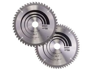 BOSCH PIŁA TARCZOWA DWUPAK OPTILINE WOOD 216x2,0/1,4x30x48z + MULTI MATERIAL 216x2,5/1,8x30x80z %%% 2608644658