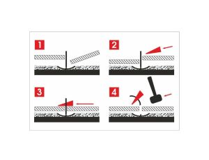 AWTOOLS SYSTEM POZIOMOWANIA PŁYTEK STANDARD 1,0mm - 7mm-15mm - KLIPS 400szt.