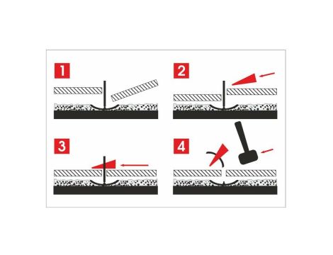 AWTOOLS SYSTEM POZIOMOWANIA PŁYTEK STANDARD 1,0mm - 7mm-15mm - KLIPS 400szt.