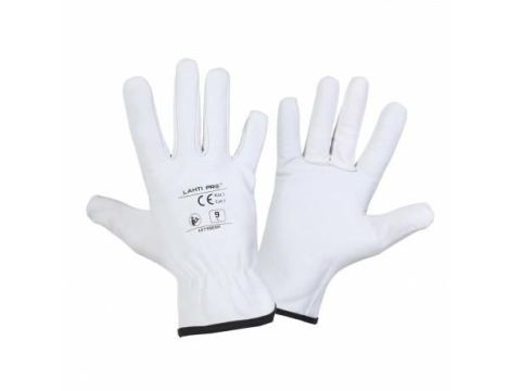 RĘKAWICE ROBOCZE SKÓRZANE SZARE ROZ.10