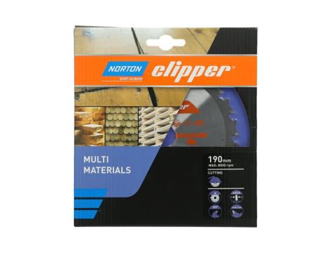 NORTON PIŁA TARCZOWA 190mm x 30mm x 20z MULTI MATERIALS DEMOLITION (3,0/2,0) - 2