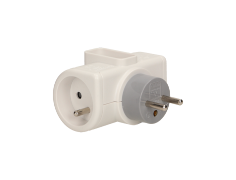 ORNO OBROTOWY ROZGAŁĘŹNIK 2 GNIAZDA 2P+Z, 1 GNIAZDO 2 P/ II