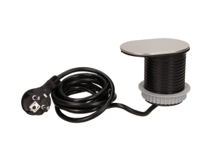 ORNO GNIAZDO MEBLOWE 6CM WPUSZCZONE W BLAT, ŁADOWARKA USB, 1.9M