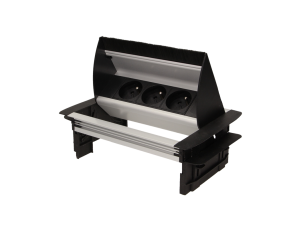 ORNO GNIAZDO MEBLOWE WPRZUSZCZANE W BLAT ZE SZCZOTKĄ PRZECIWKURZOWĄ I PRZEWODEM 1.8M