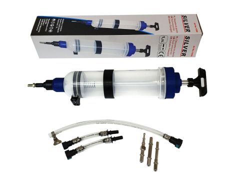 ODCIĄGARKA OLEJU 1500ml  Z OSPRĘTEM /SILVER