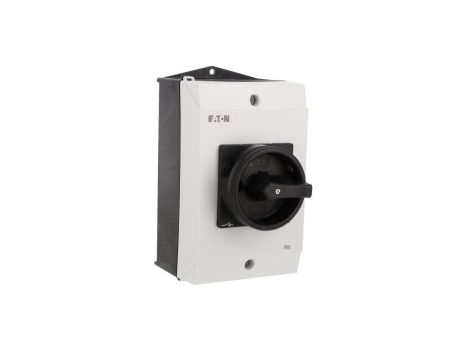 Rozłącznik 40A 3P w obudowie IP65 czarna rączka z blokadą P1-40/I2/SVB-SW 199912