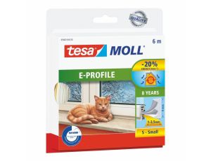 TESA USZCZELKA BIAŁA  E - 6m 9mm