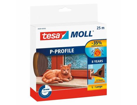 TESA USZCZELKA BRĄZ  P - 25m 9mm