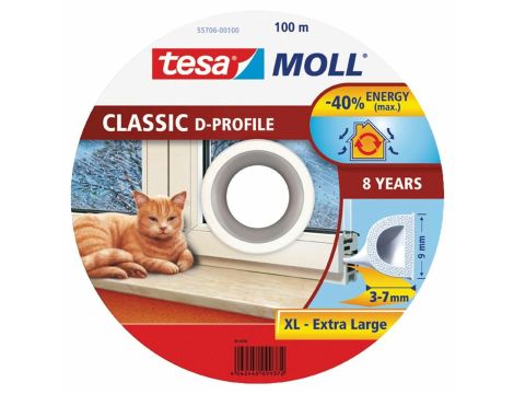 TESA USZCZELKA BIAŁA  D - 100m 9mm