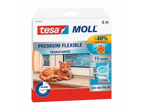 TESA USZCZELKA SILIKONOWA 6m TRANSPARENTNA