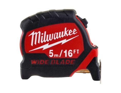 MILWAUKEE MIARA ZWIJANA PREMIUM WIDE 5m/16 ft
