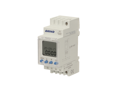 ORNO PROGRAMATOR ELEKTRONICZNY NA SZYNĘ DIN