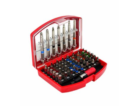 AWTOOLS ZESTAW BITÓW KOŃCÓWEK ŚRUBOWKRĘTOWYCH 56el. - 2