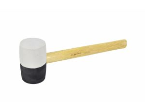 AWTOOLS MŁOTEK GUMOWY FI=50mm, 300mm, 370g TRZON DREWNO