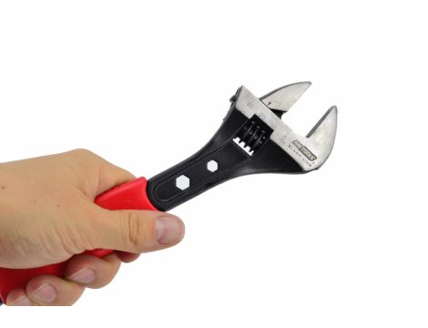 AWTOOLS KLUCZ NASTAWNY SZWED 200mm GUMOWANA RĘKOJEŚĆ - 2