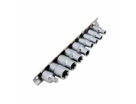 AWTOOLS ZESTAW NASADEK TORX 1/4" 3/8" E5-E16 - 9 CZĘŚCI