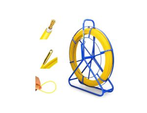 Pilot do przeciągania kabli włókno szklane FRP, śr. 3,8mm, dł. 50m, żółty Extralink Pilot 3.8mm 50m