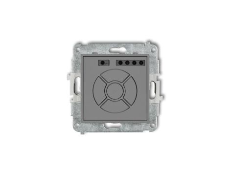 ICON Mechanizm elektronicznego sterownika roletowego (sterowanie lokalne) szary mat 27ISR-1