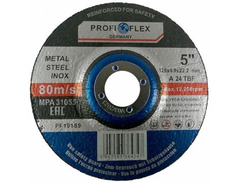 TARCZA SZLIFIERSKA SILVER 125*6,0mm PROF