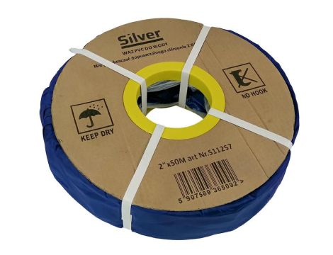 WĄŻ DO WODY 2"x 50m PCV /SILVER - 2