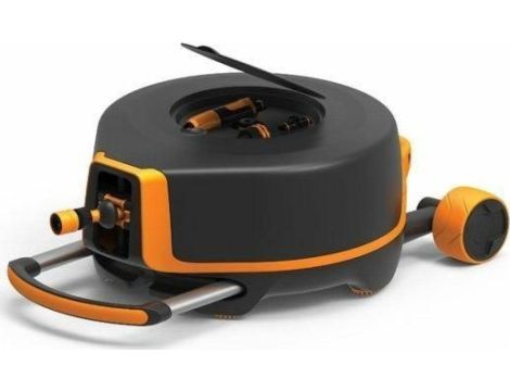 FISKARS  BĘBEN AUTOMATYCZNY Z WĘŻEM XL Z KÓŁKAMI