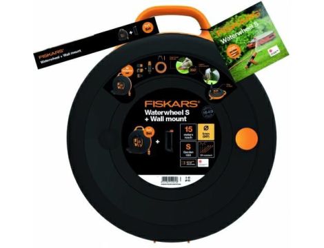 FISKARS ZESTAW BĘBEN Z WĘŻEM S + UCHWYT NAŚCIENNY
