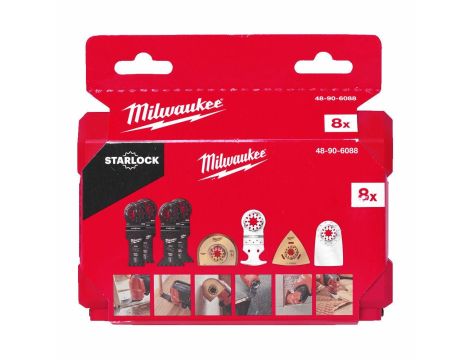 MILWAUKEE MT ZESTAW BRZESZCZOTÓW 8szt.