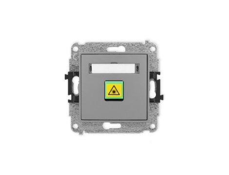 ICON Mechanizm gniazda światłowodowego/optycznego pojedynczego szary mat 27IGOP-1