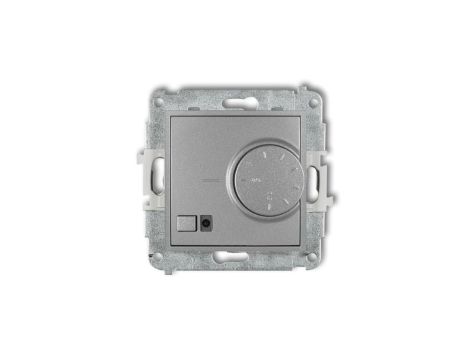 ICON Mechanizm elektronicznego regulatora temperatury z czujnikiem podpodłogowym srebrny metalik 7IRT-1