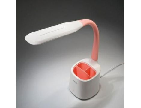 TIROSS LAMPKA BIURKOWA 60 SMD LED BIAŁO-RÓŻOWA - 2