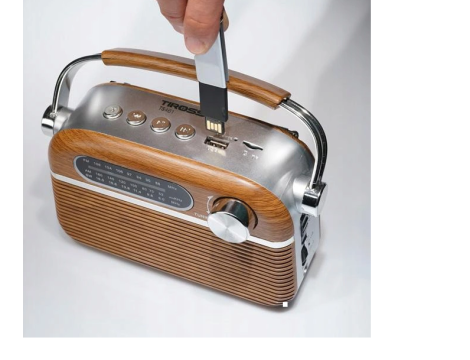 TIROSS RADIO PRZENOŚNE AKUMULATOROWE USB /Bluetooth - 2