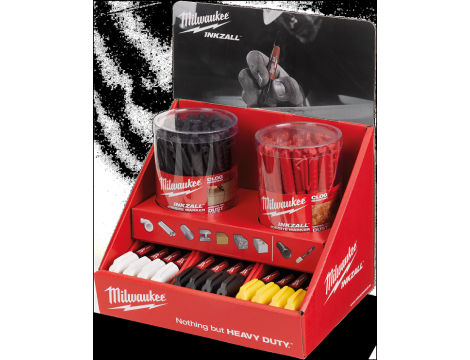 MILWAUKEE MARKERY ZESTAW W EKSPOZYTORZE NA LADĘ