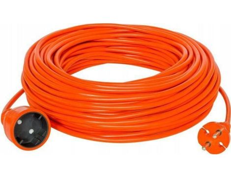 PRZEDŁUŻACZ OGRODOWY 40m 2x1 POMARAŃCZOWY