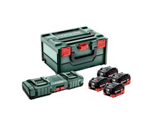 METABO AKUMULATOR 18V 10,0Ah LiHD x4 +ŁAD. ASC 145 DUO