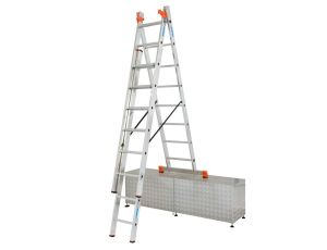 KRAUSE DRABINA TRIBILO 3x8 SZCZEBLI ADAPTACJA NA SCHODY