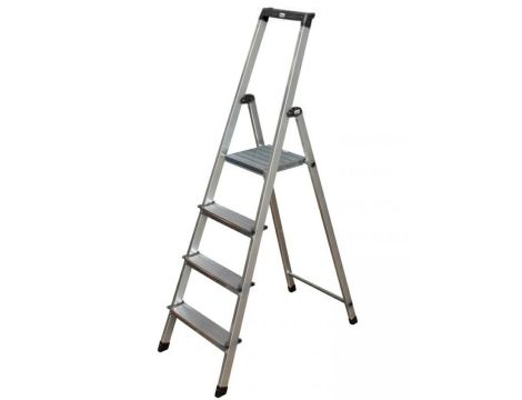 KRAUSE DRABINA SOLIDY ALUM. 4 STOPNIE