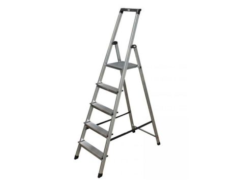 KRAUSE DRABINA SOLIDY ALUM. 5 STOPNI