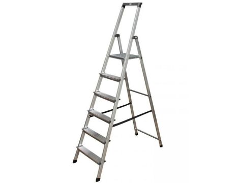 KRAUSE DRABINA SOLIDY ALUM. 6 STOPNI