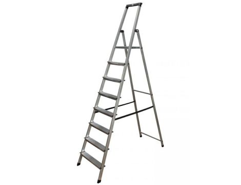 KRAUSE DRABINA SOLIDY ALUM. 8 STOPNI