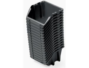 KISTENBERG KUWETY 10 BINEER SHORT 16szt. CZARNE 92x77x60mm