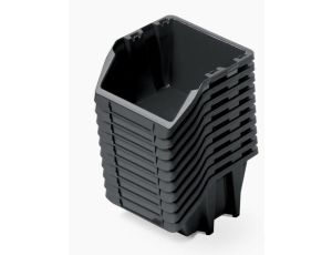 KISTENBERG KUWETY 20 BINEER SHORT 10szt. CZARNE 187x158x114mm