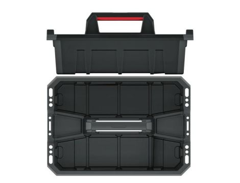 NOSIDŁO NARZĘDZIOWE MAŁE CARGO PLUS + PRZEGRODY  CZARNE 395x295x190mm