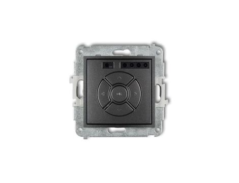 ICON Mechanizm elektronicznego sterownika roletowego (sterowanie lokalne) grafitowy 11ISR-1