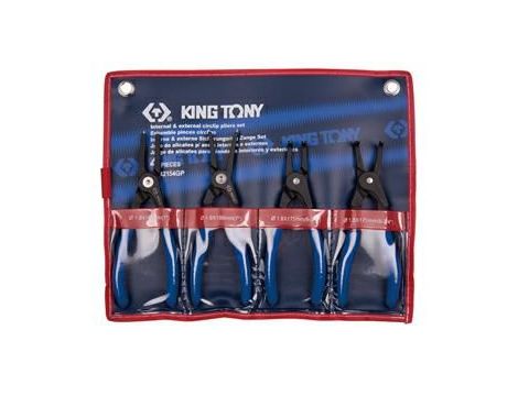 KING TONY SZCZYPCE SEGERA KOMPLET 4 elem. ETUI