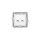 ICON Mechanizm łącznika jednobiegunowego ze schodowym styl ameryk. (dwa klawisze bez pikt.,wspólne zasilanie) biały IWPUS-10.11